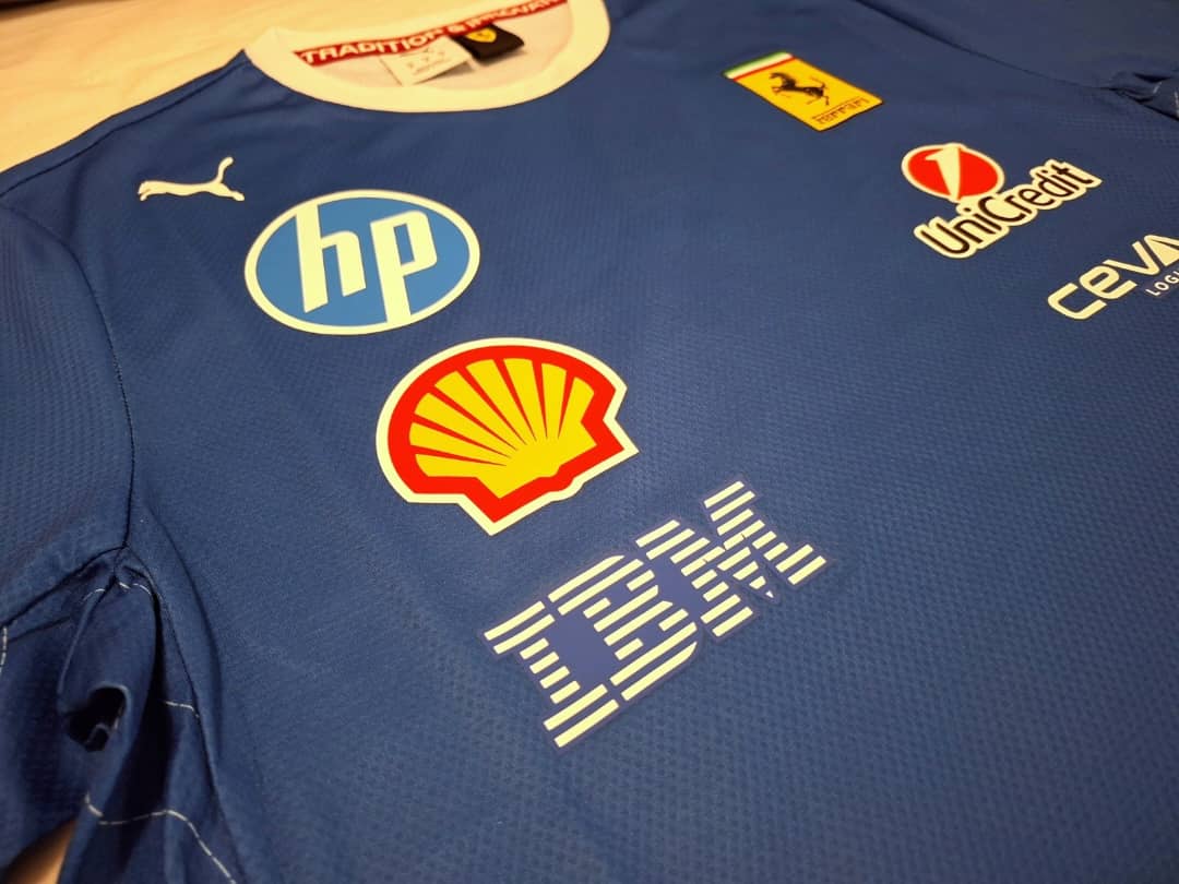 Ferrari F1 PUMA driver T shirt sz M 2025 Hamilton Leclerc Monza GP version