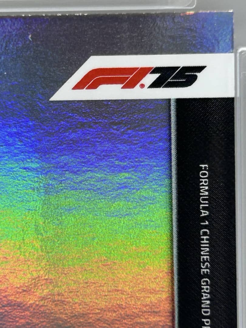 Topps Now Formula 1 Lewis Hamilton 020 Orange Foil #1/25 PSA 9 Mint Ferrari