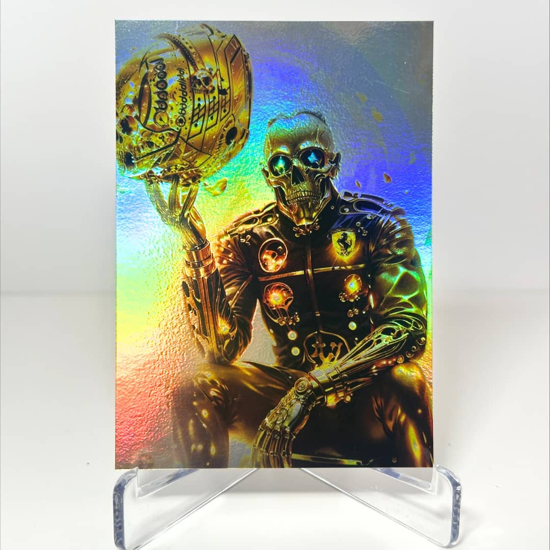 Lewis Hamilton 1/1 Golden Skull Edition