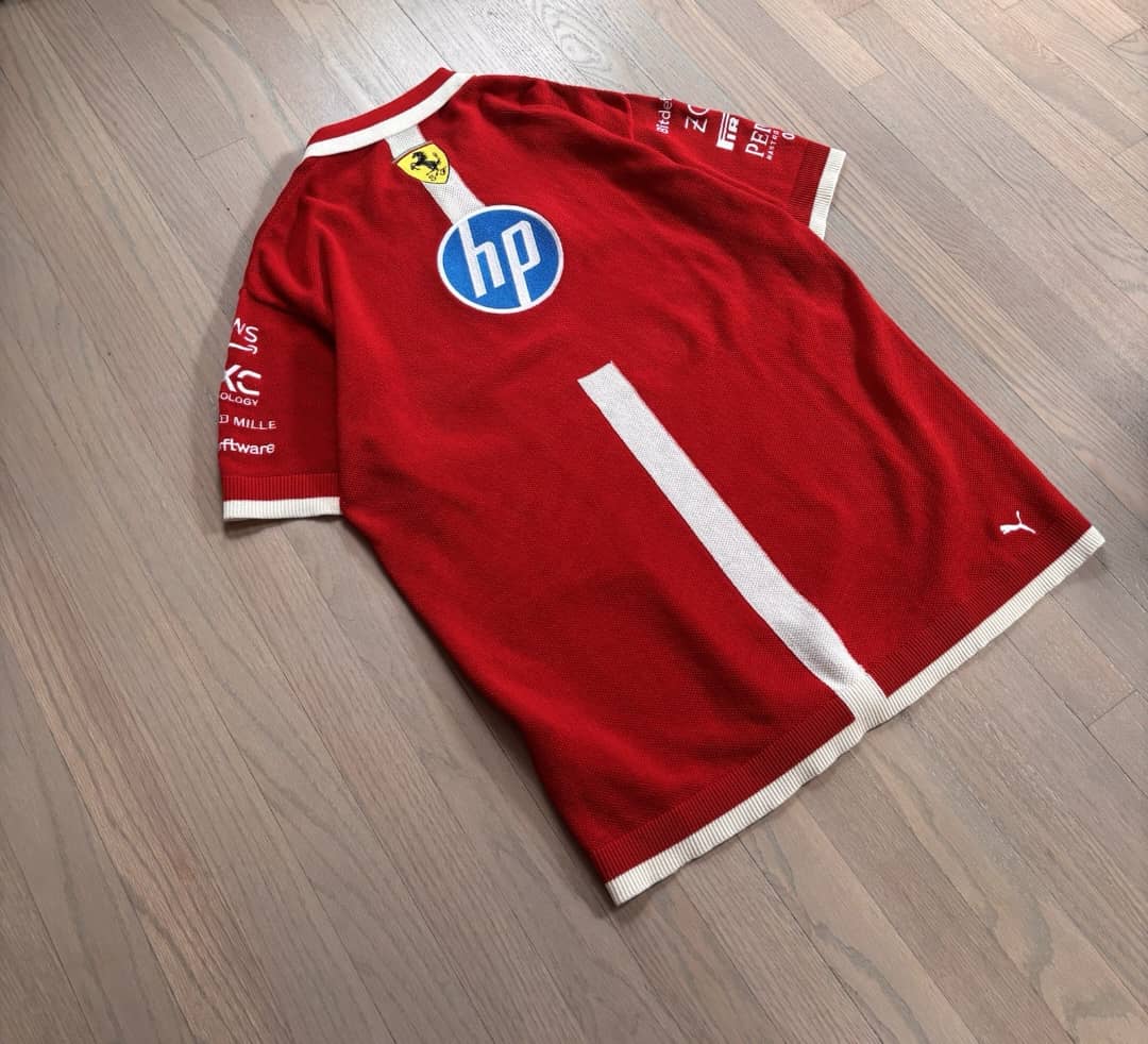 2025 Scuderia Ferrari F1 RARE Team Issue Chinese GP Oversized Formula 1 Shirt