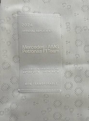 Lewis Hamilton Signed Official 2024 Mercedes AMG Petronas F1 Polo PSA LOA AUTO