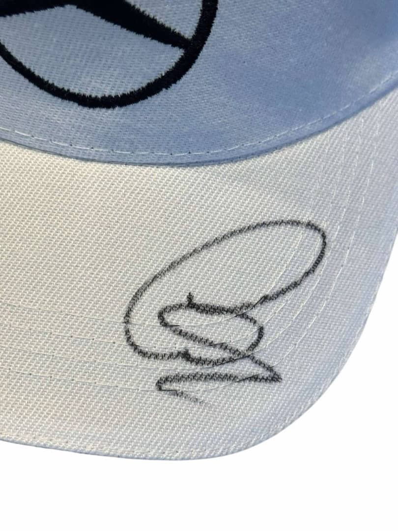 LEWIS HAMILTON Signed Mercedes Formula 1 F1 Team Hat Cap COA WOW