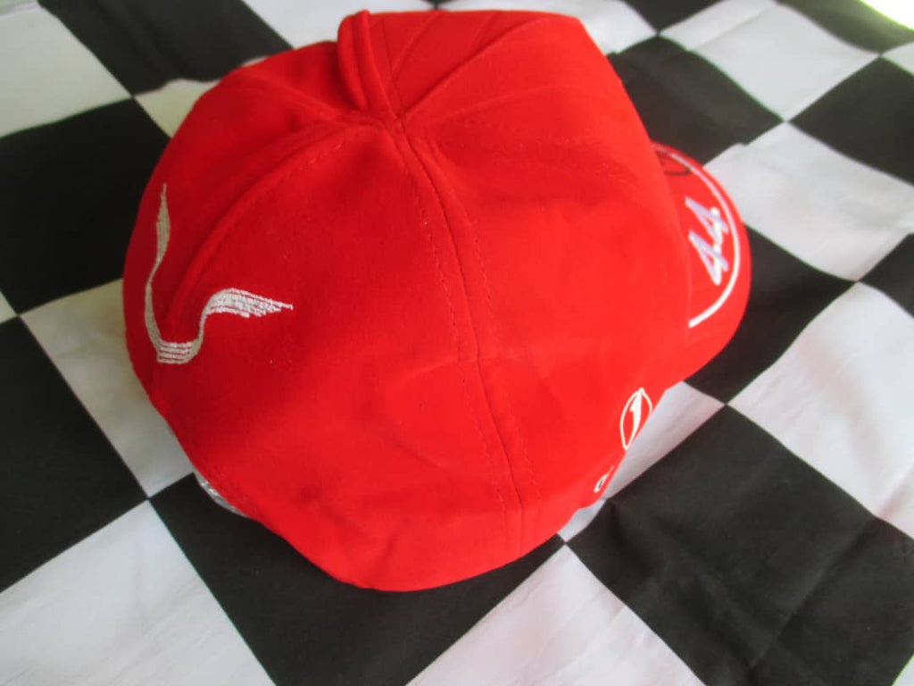 LEWIS HAMILTON FERRARI CAP signed SILVERSTONE 2025