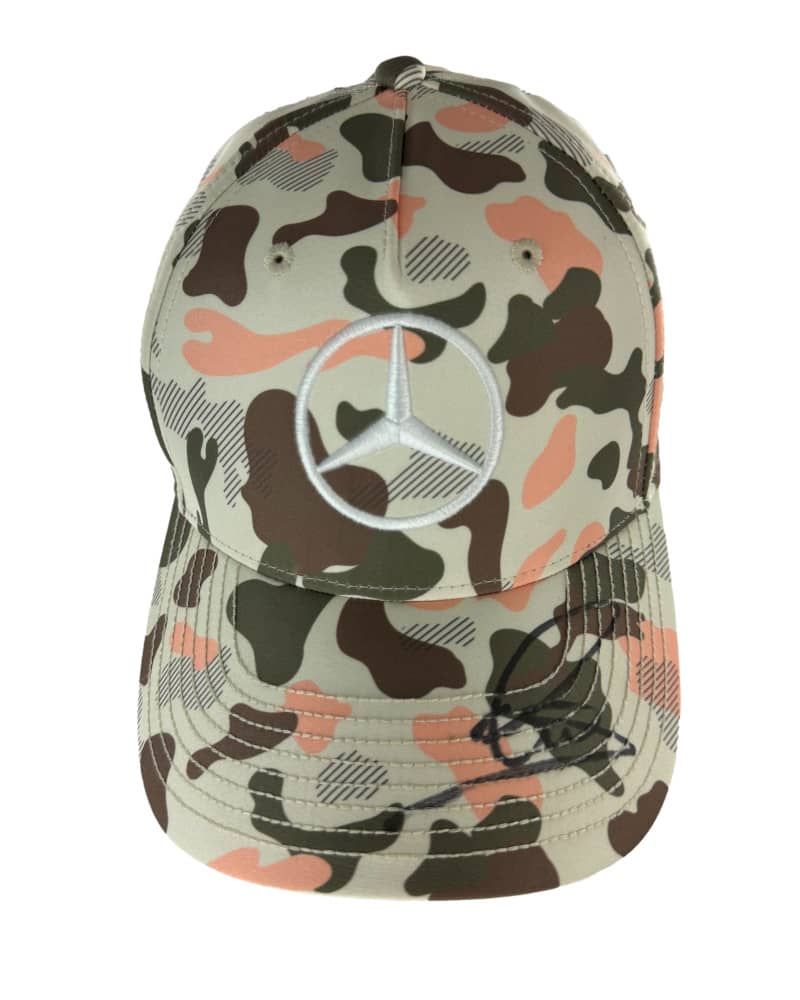 Lewis Hamilton Signed Autograph Mercedes Benz