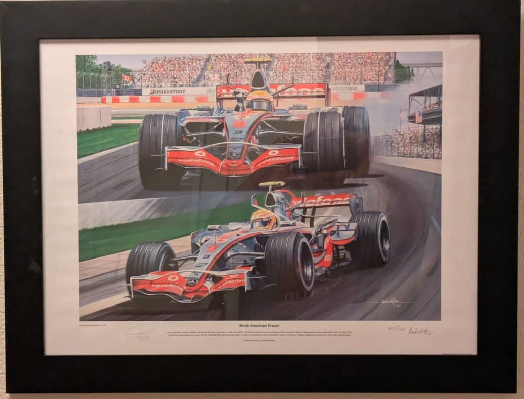 F1 2025 LEWIS HAMILTON SIGNED MONZA JACKET FERRARI PUMA