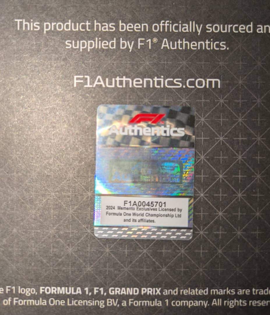 F1 2025 LEWIS HAMILTON SIGNED MONZA JACKET FERRARI PUMA