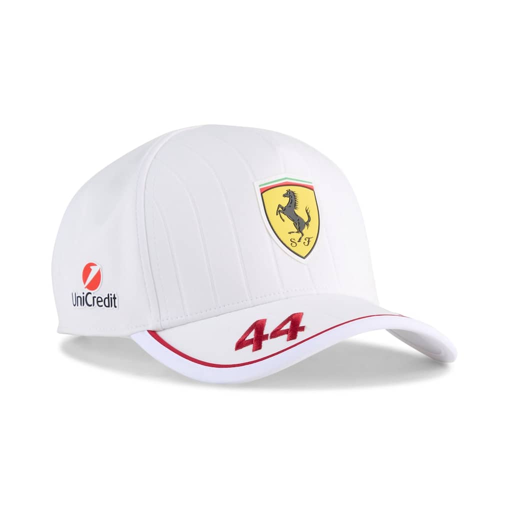 Scuderia Ferrari 2025 Team Lewis Hamilton Cap - White