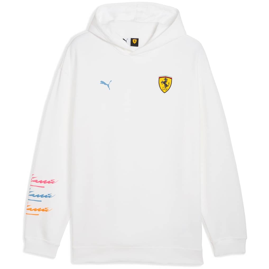 Scuderia Ferrari Puma Special Edition Miami Hoodie - White