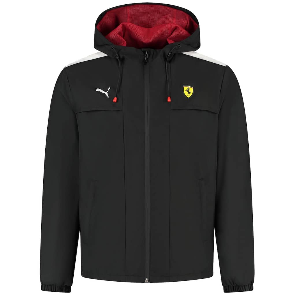 Scuderia Ferrari Puma Rain Jacket - black