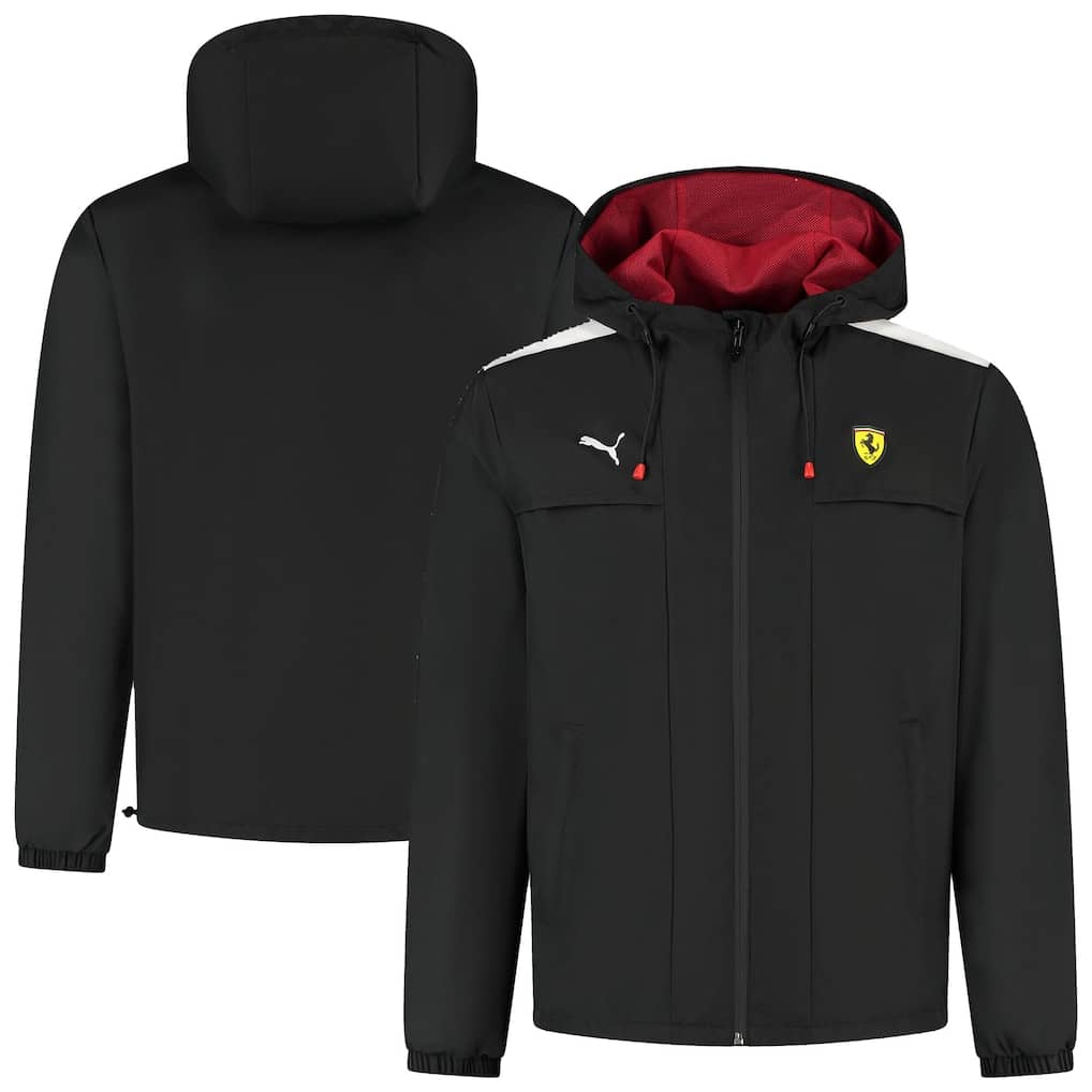 Scuderia Ferrari Puma Rain Jacket - black