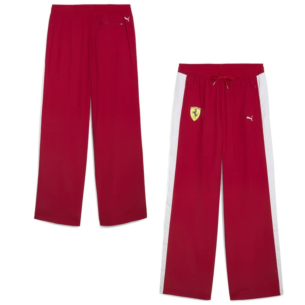 Scuderia Ferrari 2025 Drivers T7 Oversized Pants - Red