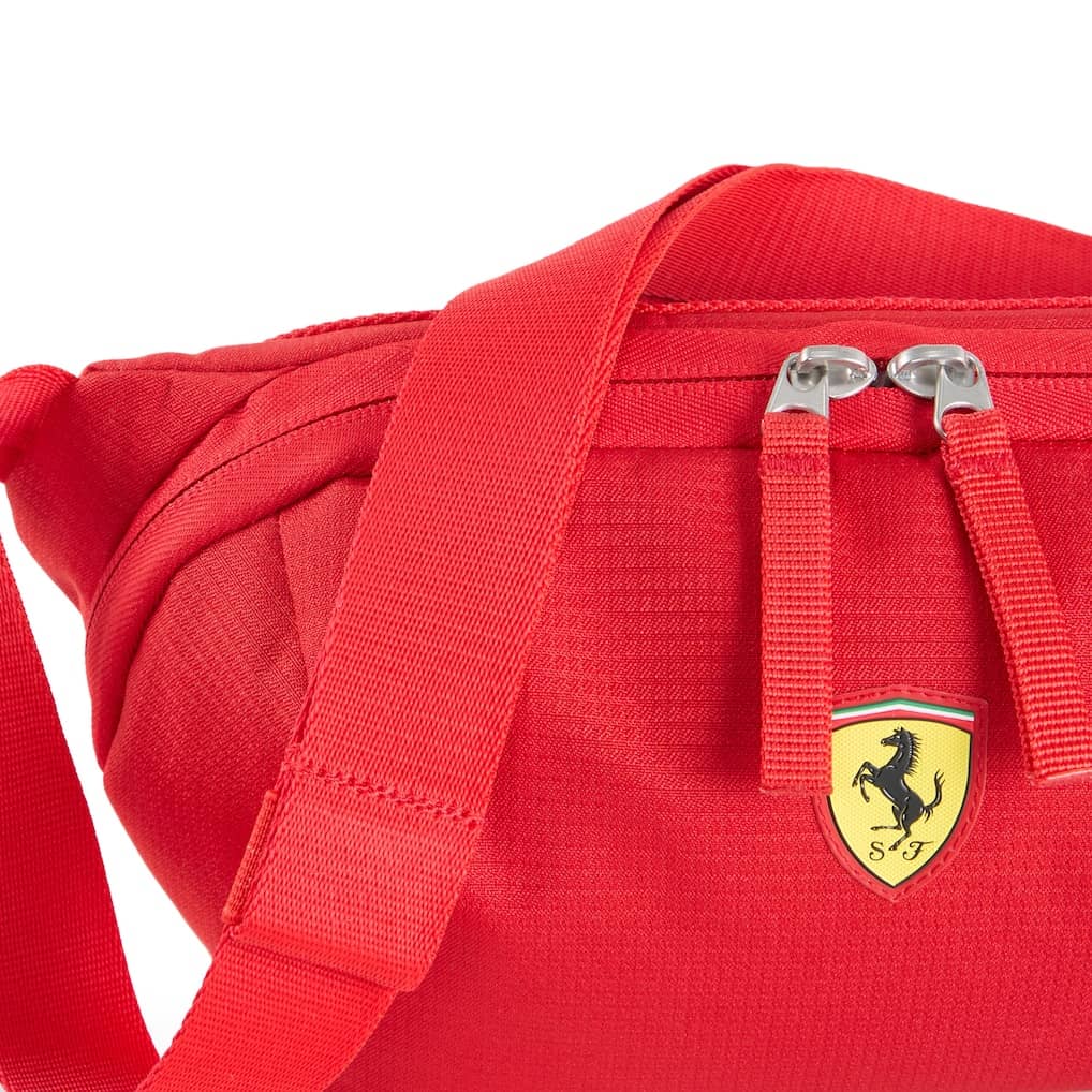 Scuderia Ferrari Race Waist Bag by Puma - Red