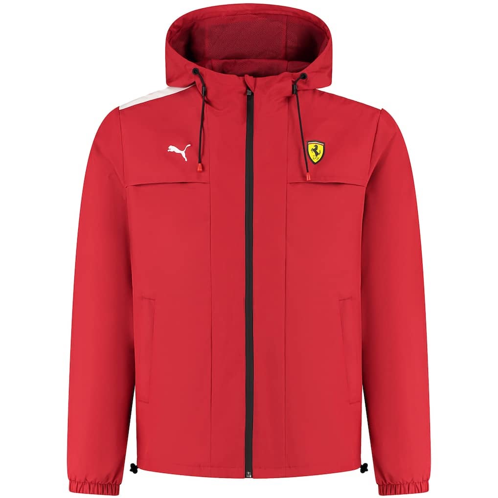 Scuderia Ferrari Puma Rain Jacket - Red