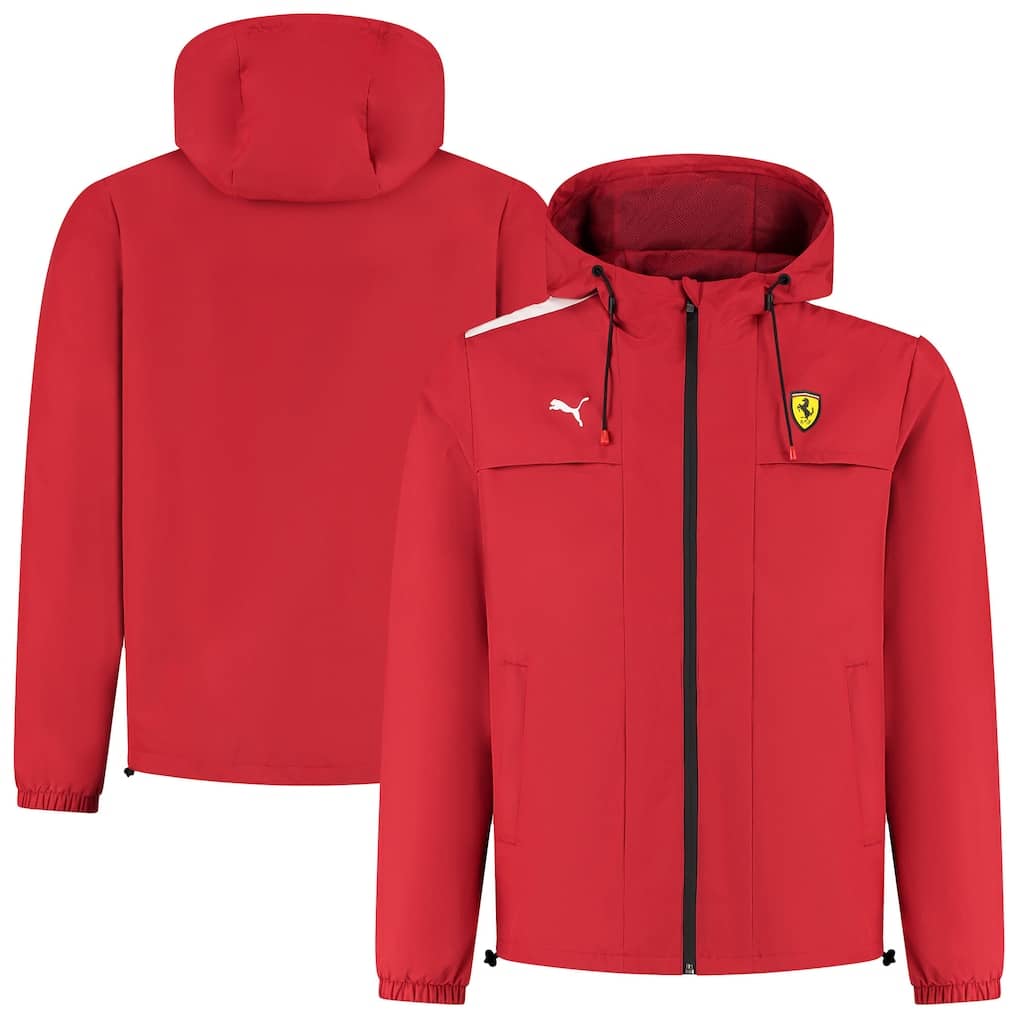 Scuderia Ferrari Puma Rain Jacket - Red