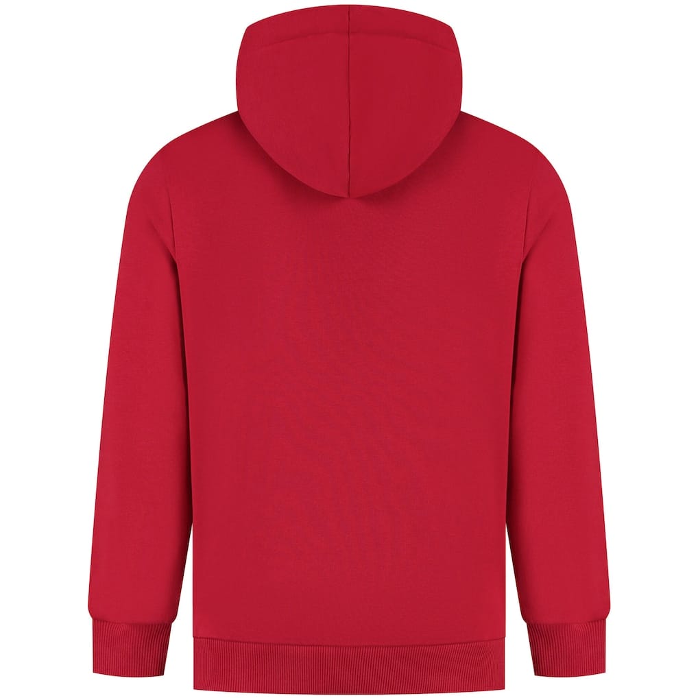 Scuderia Ferrari Puma Large Shield Hooded Sweat - Red