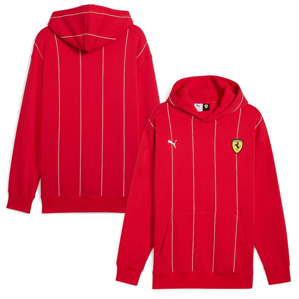 Scuderia Ferrari Race Premium Hoodie by Puma - Red