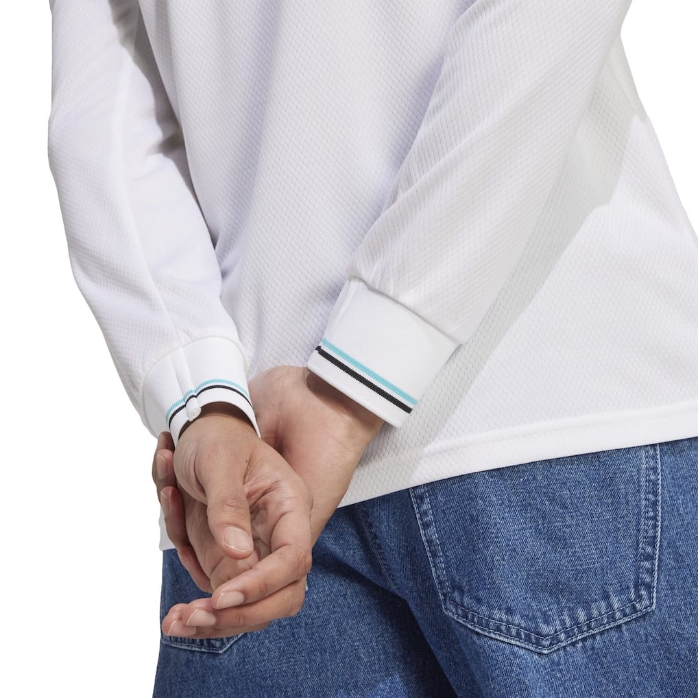 Mercedes AMG Petronas adidas Authentic Team Driver Long Sleeve T-Shirt - White