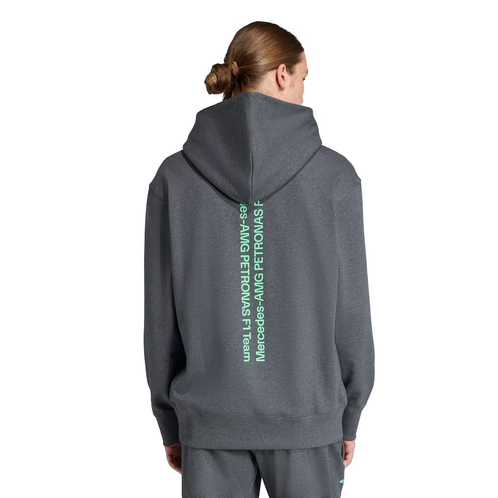 Mercedes AMG Petronas adidas F1 Premium Hoodie - Dark Grey