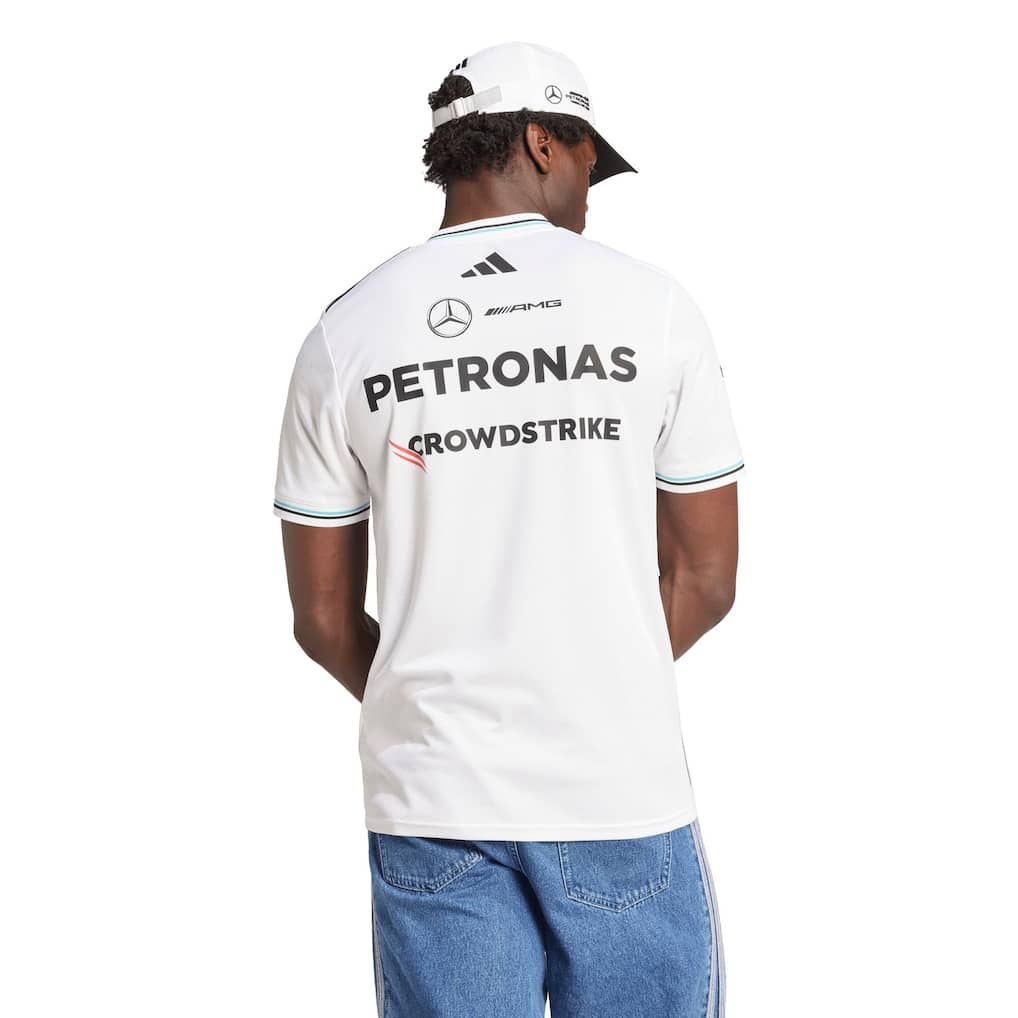 Mercedes AMG Petronas adidas Authentic Team Driver T-Shirt - White