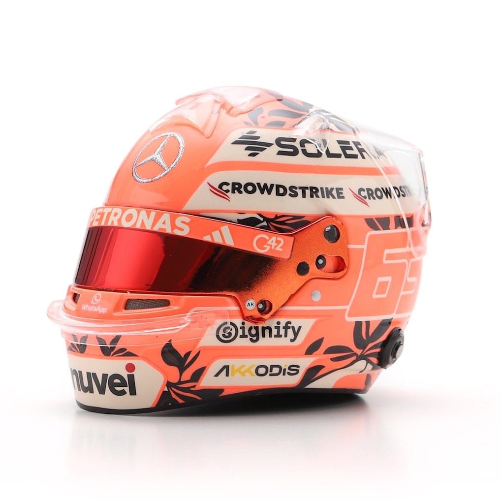 Mercedes AMG Petronas George Russell Miami GP 2025 1:5 Helmet