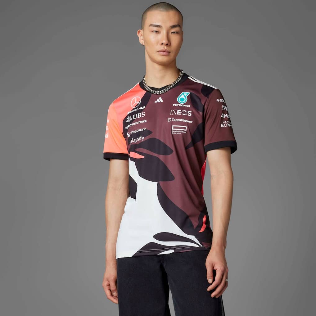 Mercedes AMG Petronas adidas F1 Special Edition Miami GP Team T-Shirt
