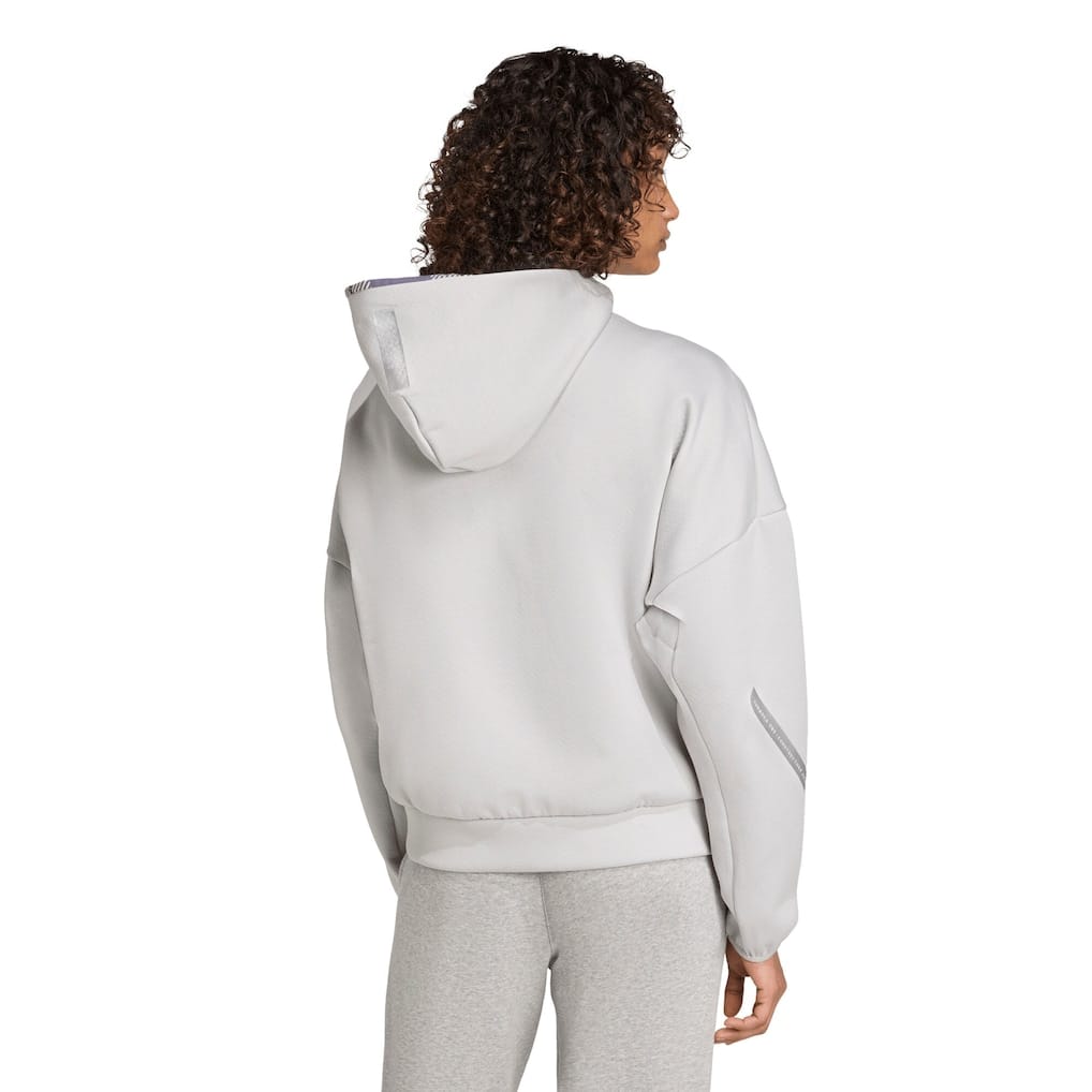 Mercedes AMG Petronas adidas F1 Silver Arrows Zip Through Hoodie - Womens