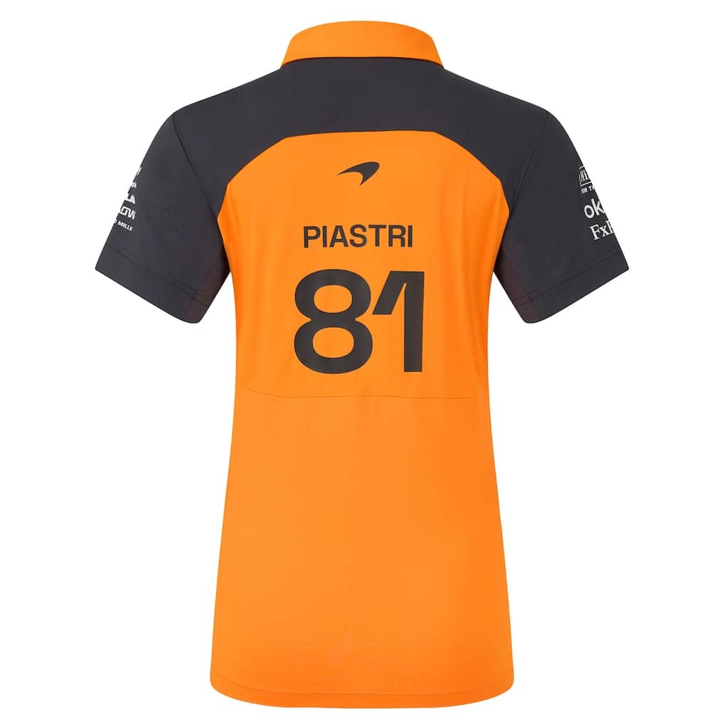 McLaren 2025 Team Oscar Piastri Driver Polo - Womens