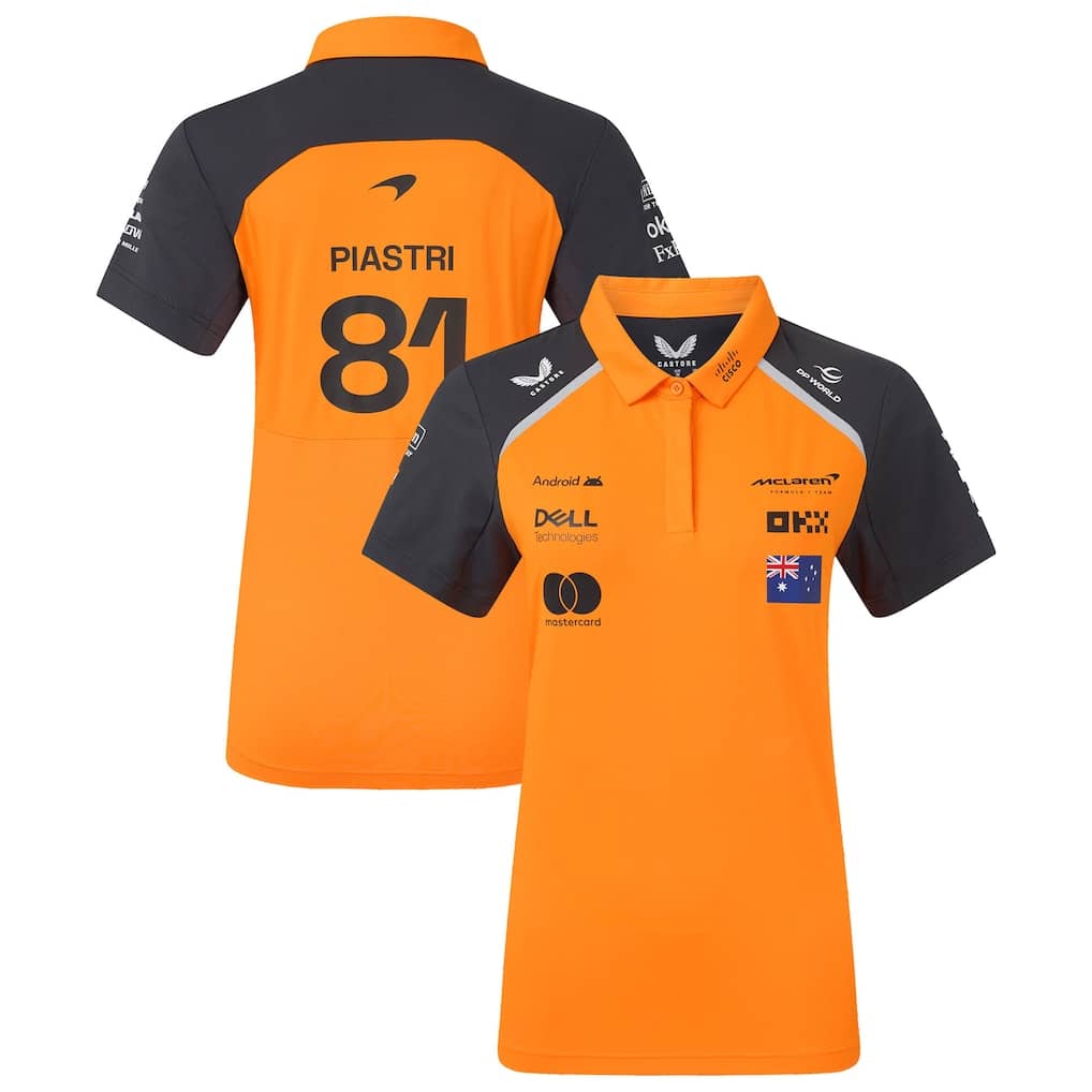 McLaren 2025 Team Oscar Piastri Driver Polo - Womens