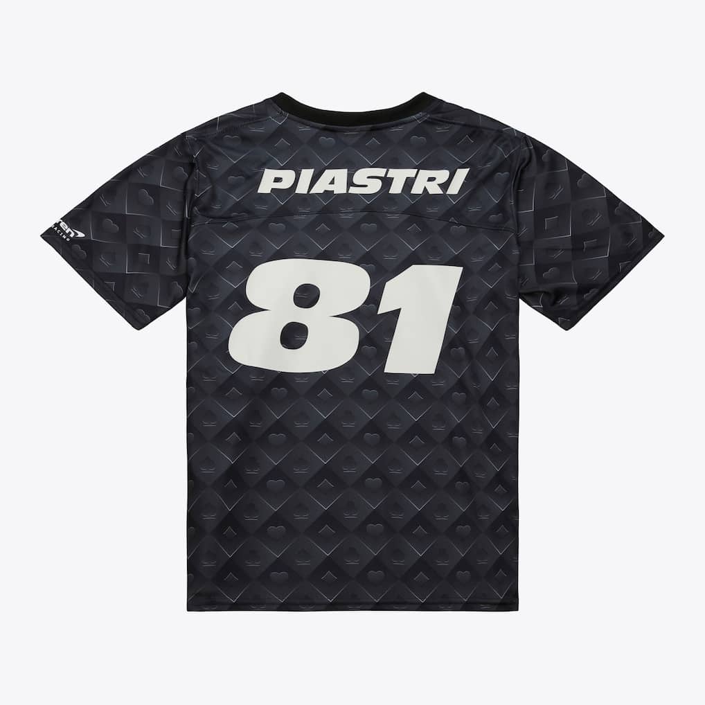 McLaren F1 Team Mitchell & Ness Oscar Piastri Soccer Jersey T-Shirt