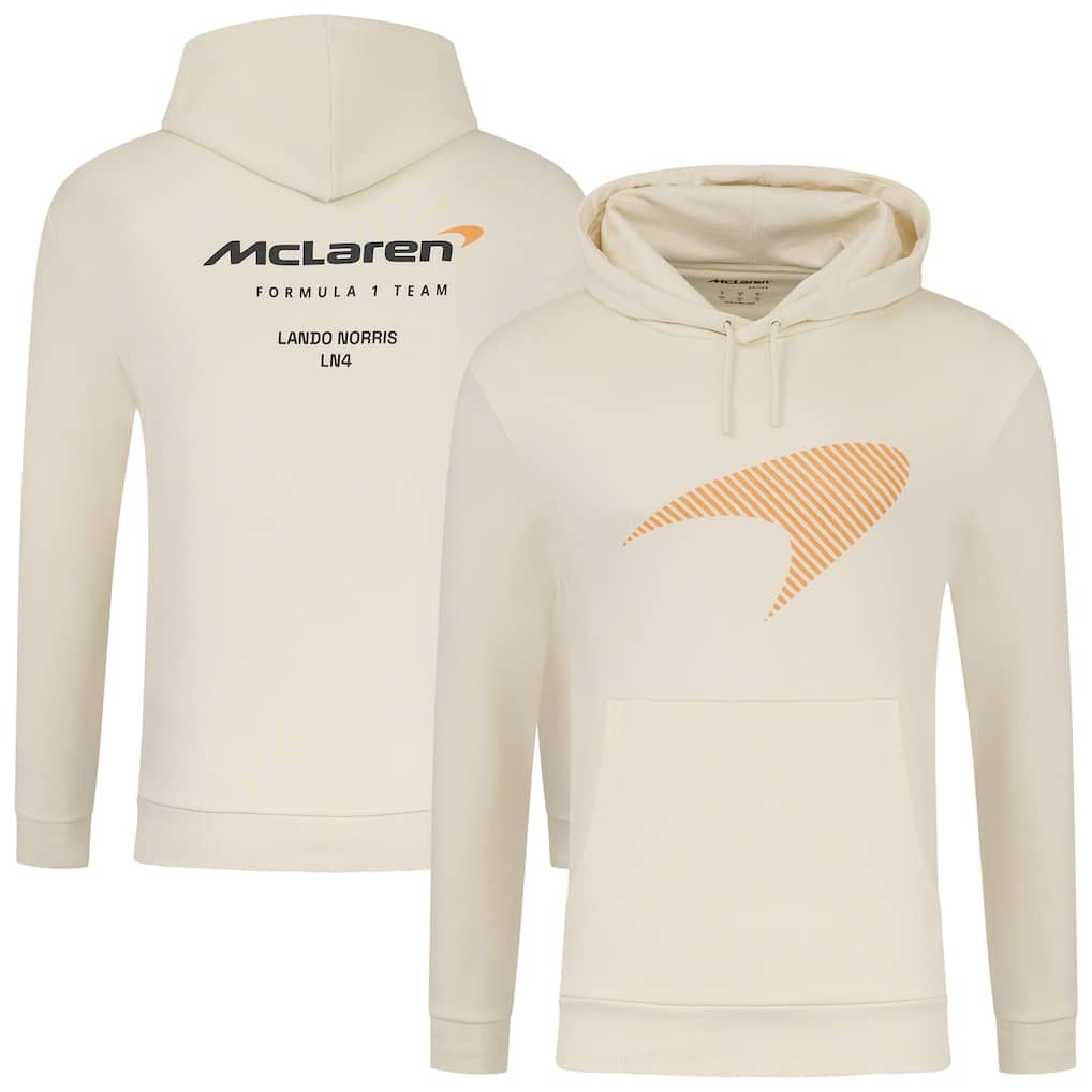 McLaren Lando Norris Driver Hoodie - Cream - Unisex