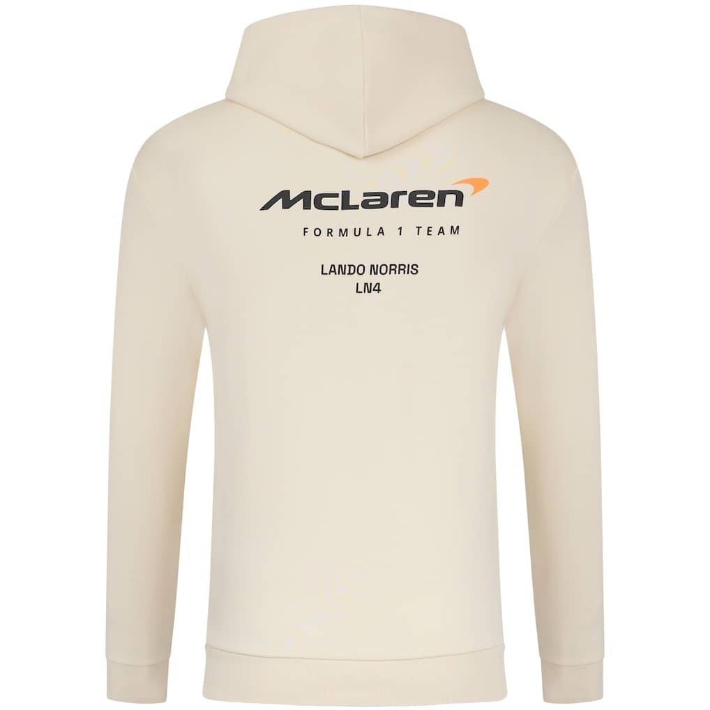 McLaren Lando Norris Driver Hoodie - Cream - Unisex