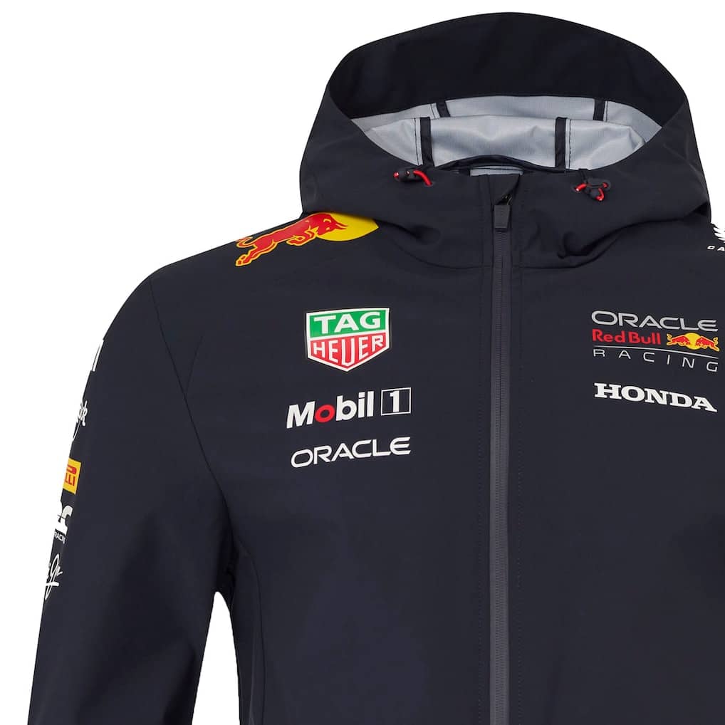 Red Bull Racing 2025 Team Water Resistant Jacket - Unisex