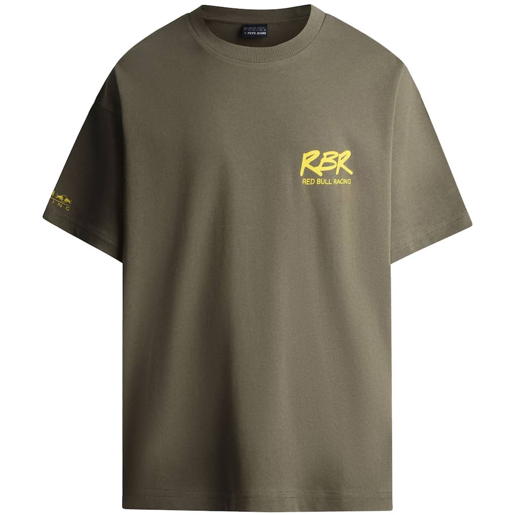 Red Bull Racing Pepe Jeans Marker Script T-Shirt