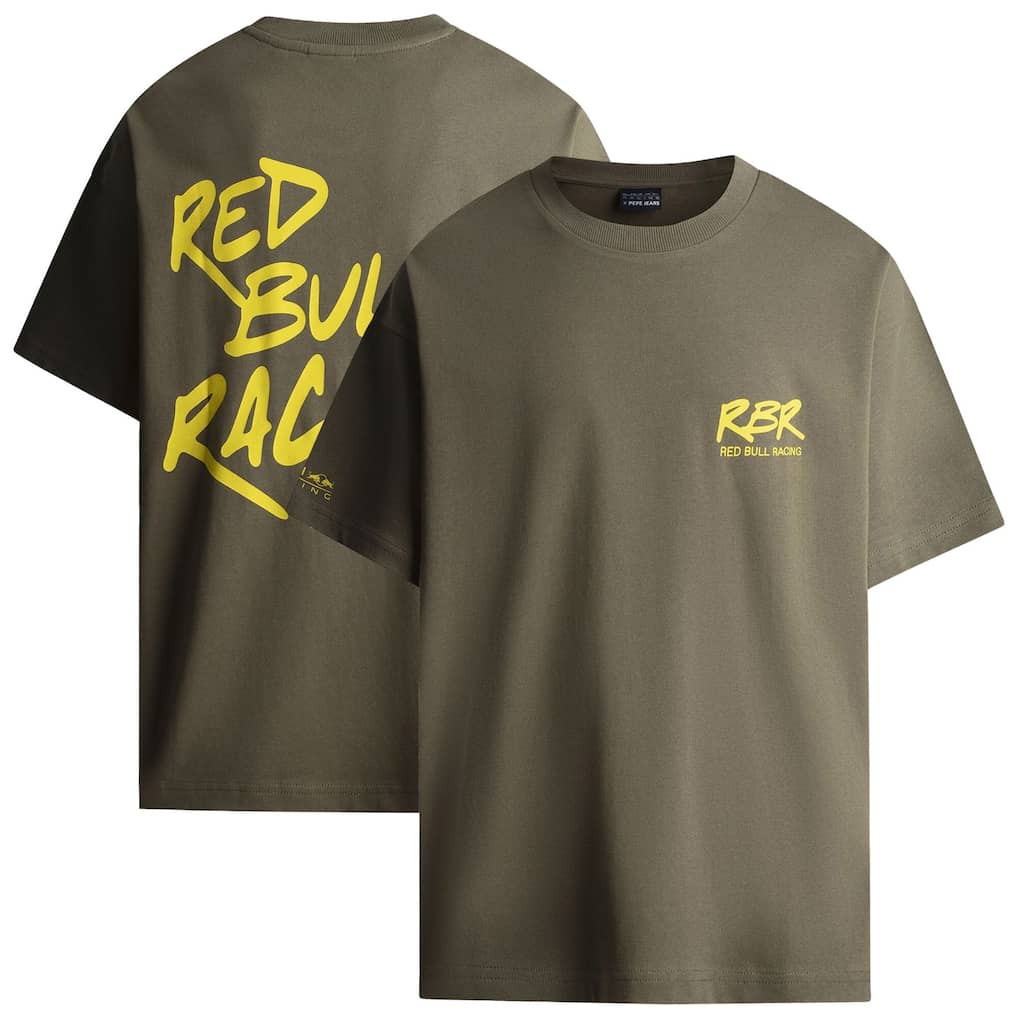 Red Bull Racing Pepe Jeans Marker Script T-Shirt