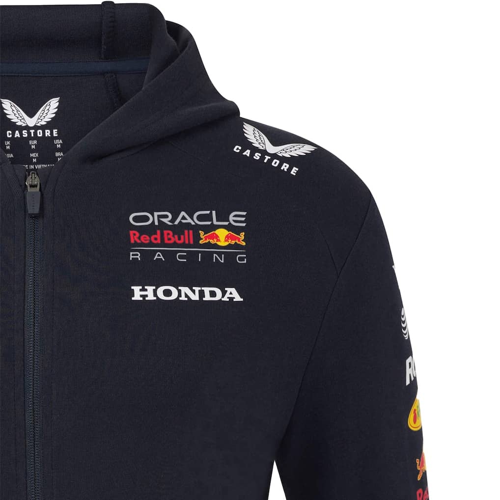 Red Bull Racing 2025 Team Full Zip Hoodie - Unisex