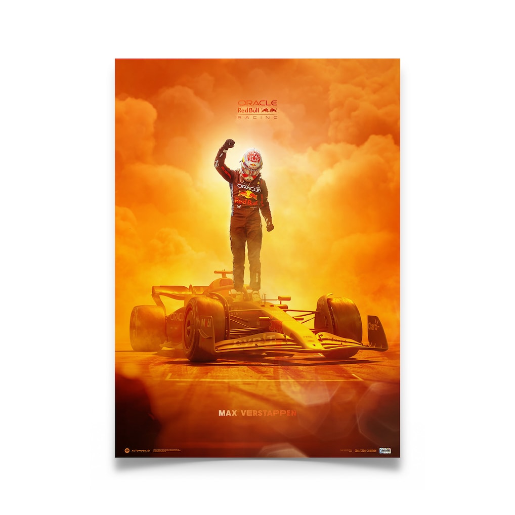 Red Bull Racing Max Verstappen Dutch Grand Prix Collector's Edition Poster - 2024