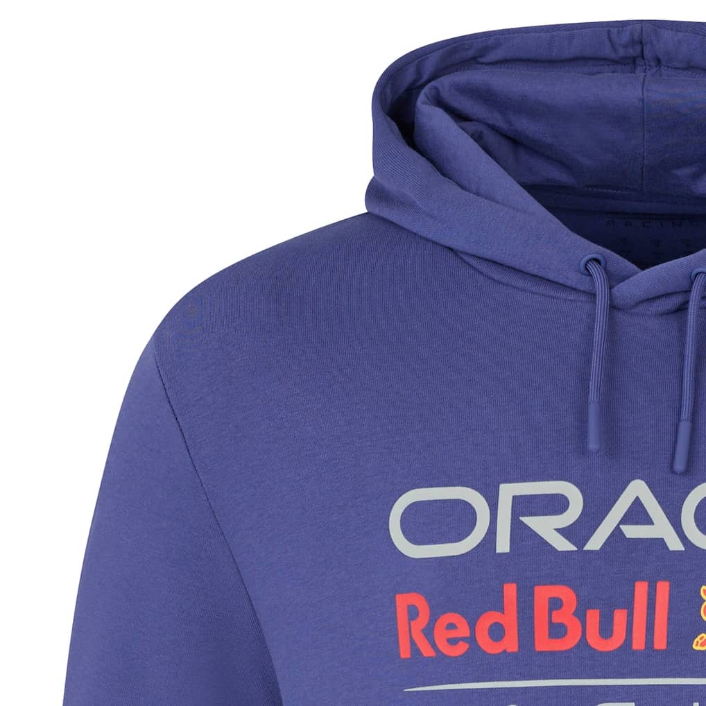 Red Bull Racing Core Logo Hooded Sweat - Blue - Unisex