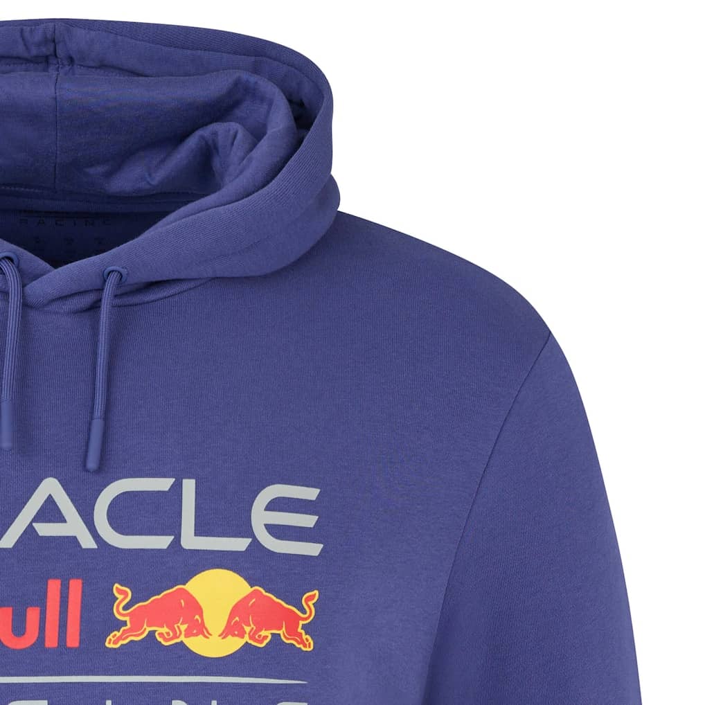Red Bull Racing Core Logo Hooded Sweat - Blue - Unisex