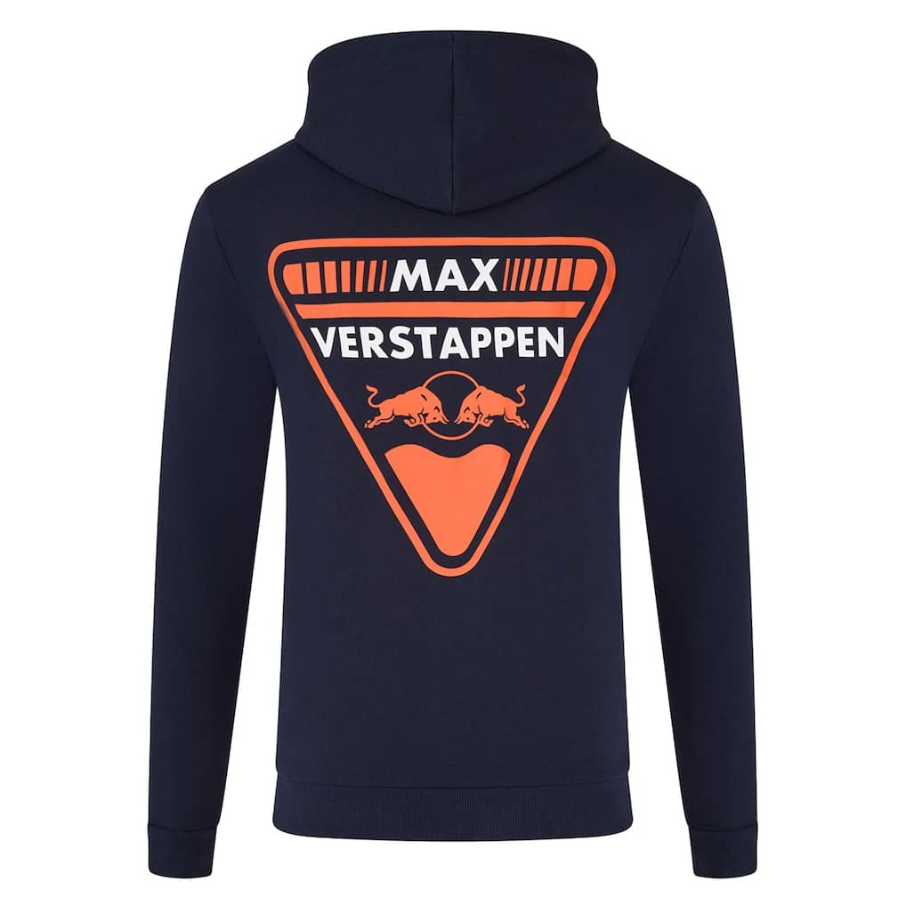 Red Bull Racing Max Verstappen Crest Driver Hoodie - Navy - Unisex