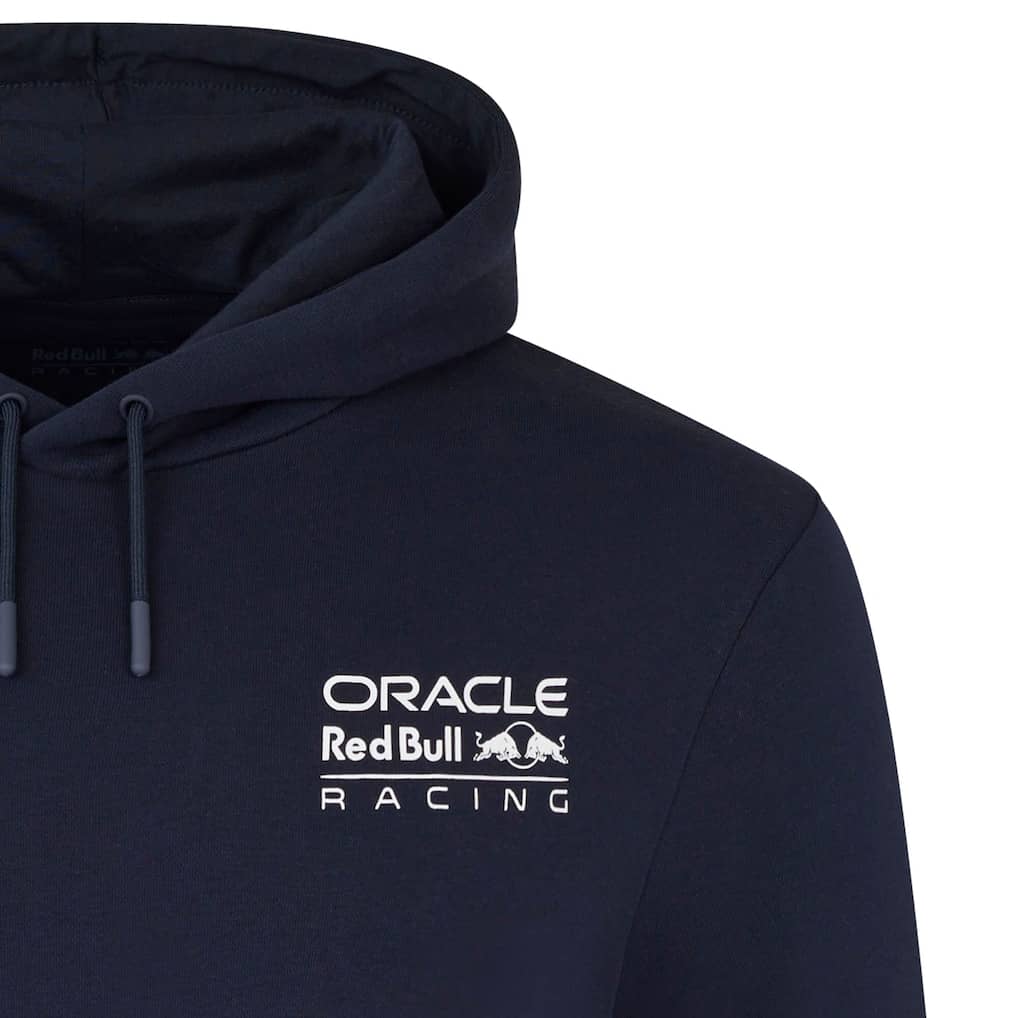 Red Bull Racing Max Verstappen Crest Driver Hoodie - Navy - Unisex