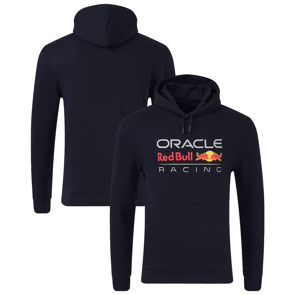 Red Bull Racing Core Logo Hooded Sweat - Navy - Unisex