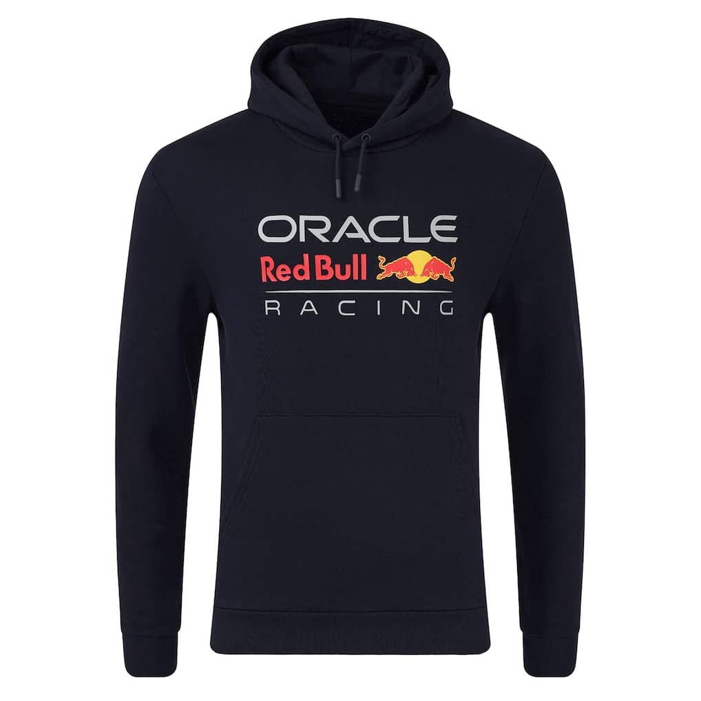 Red Bull Racing Core Logo Hooded Sweat - Navy - Unisex