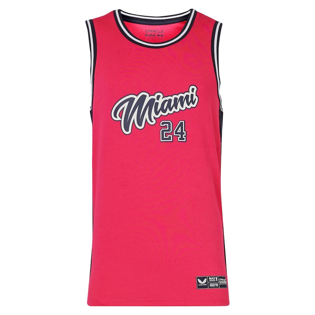 Red Bull Racing 2024 Special Edition Miami Basketball Jersey - Unisex