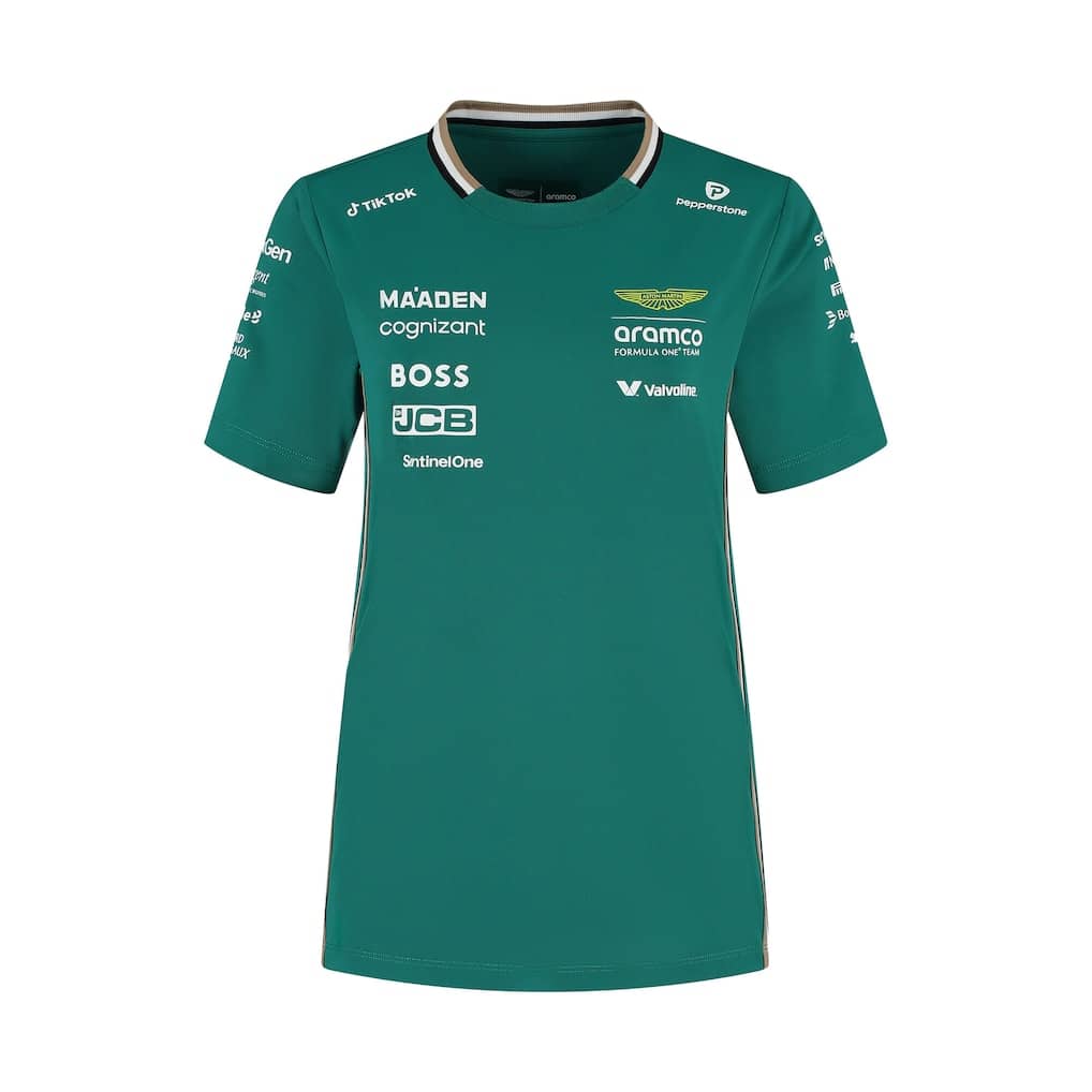 Aston Martin Aramco Cognizant F1 2025 Team T-Shirt - Womens