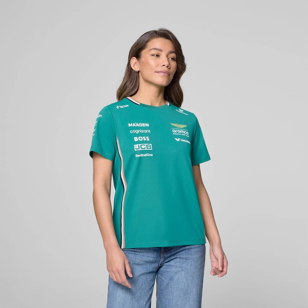 Aston Martin Aramco Cognizant F1 2025 Team T-Shirt - Womens