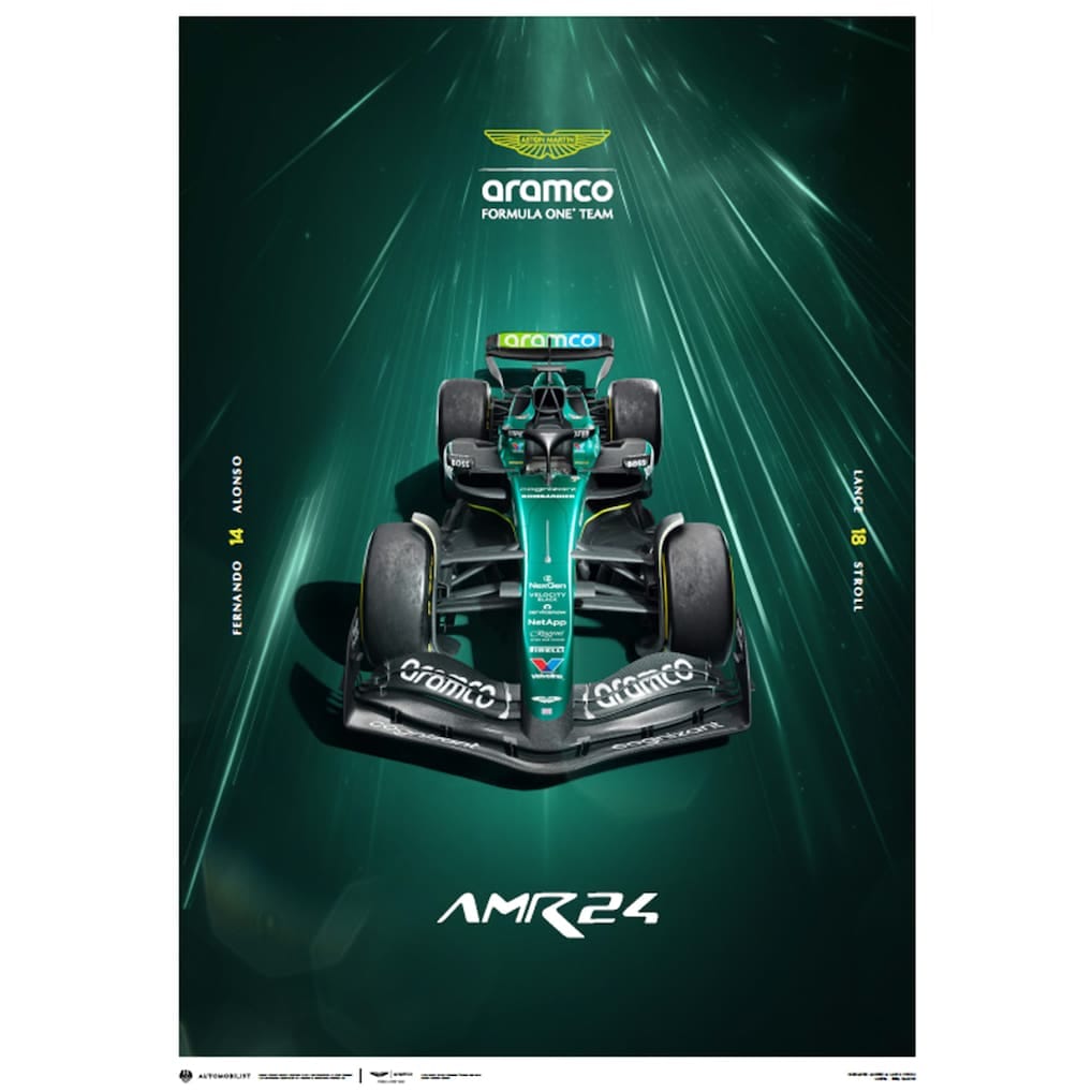 Aston Martin Formula 1 - AMR24 - Hyper Focus 2024 Poster