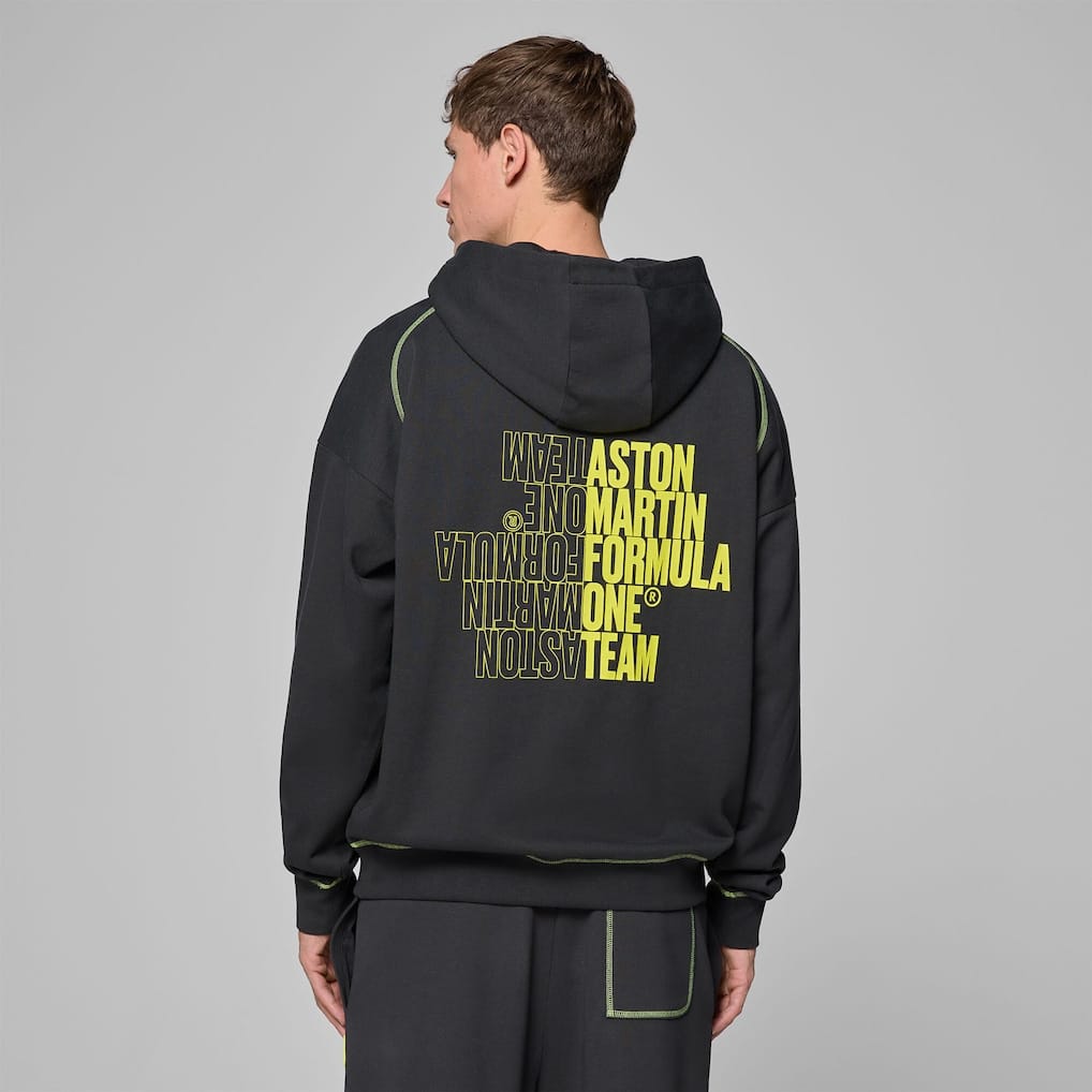 Aston Martin Aramco Cognizant F1 Back Print Logo Hoodie - Black