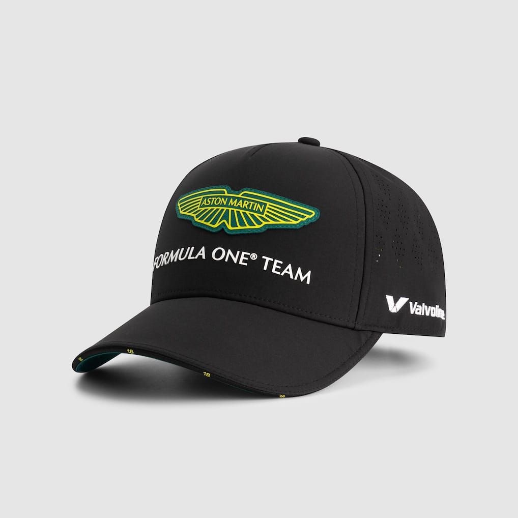 Aston Martin Aramco Cognizant F1 2025 Lance Stroll Team Cap - Black