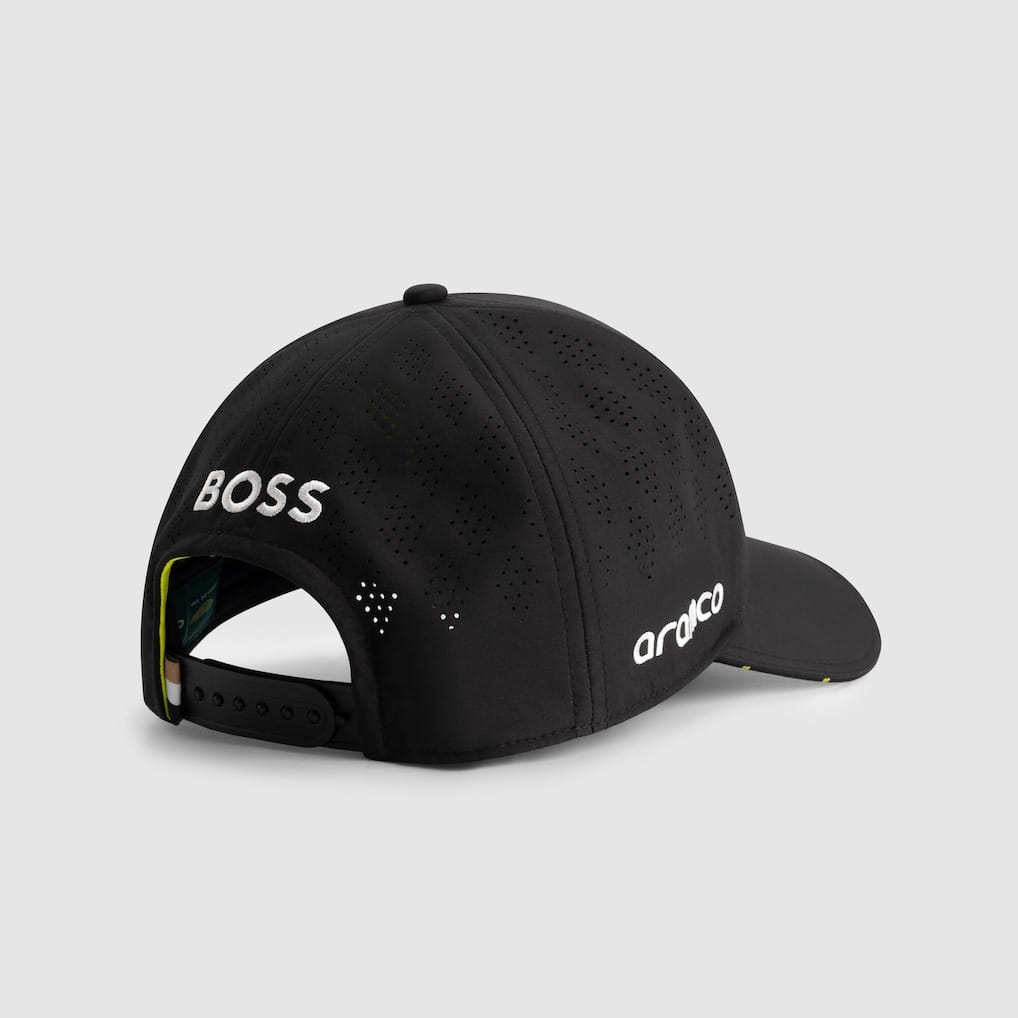 Aston Martin Aramco Cognizant F1 2025 Lance Stroll Team Cap - Black