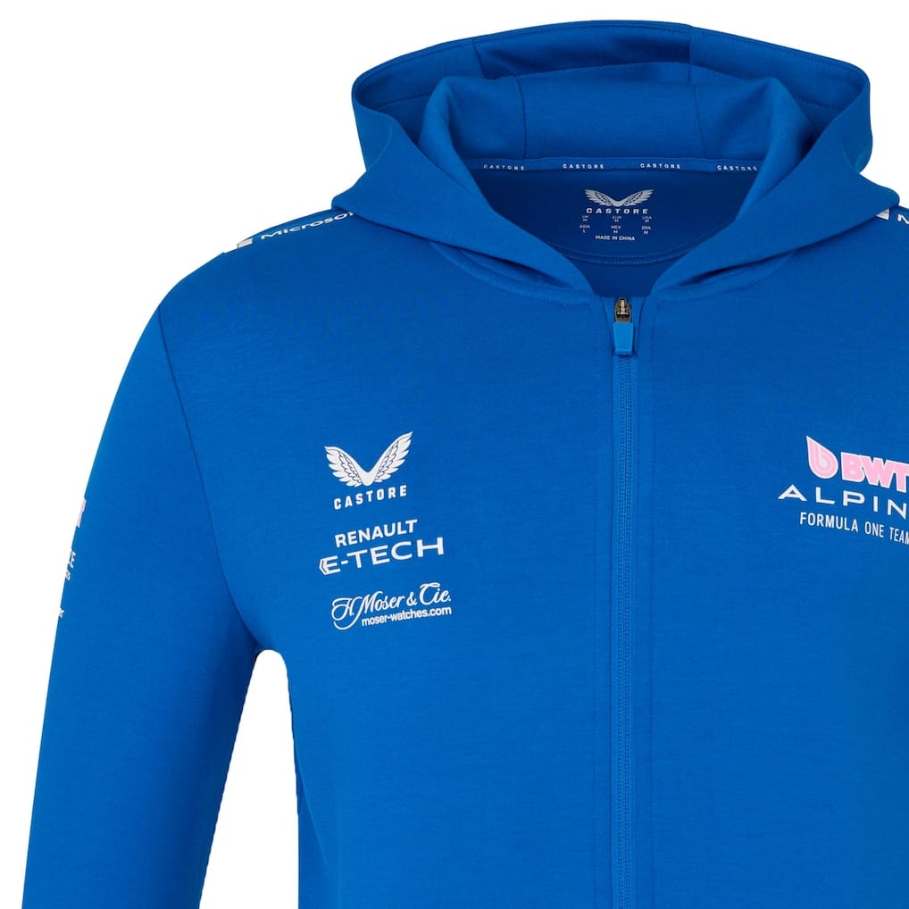Alpine F1 Team 2025 Full Zip Hoodie